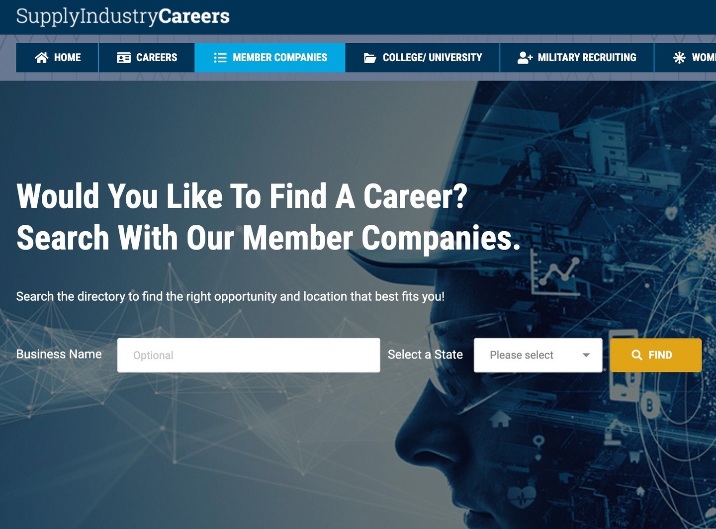 Have you checked out our member database? This is a great resource to find a career in your local area. https://supplyindustrycareers.com/member-companies/