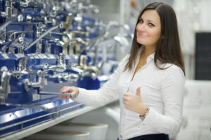 customer at store